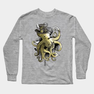 Steampunk octopus Long Sleeve T-Shirt